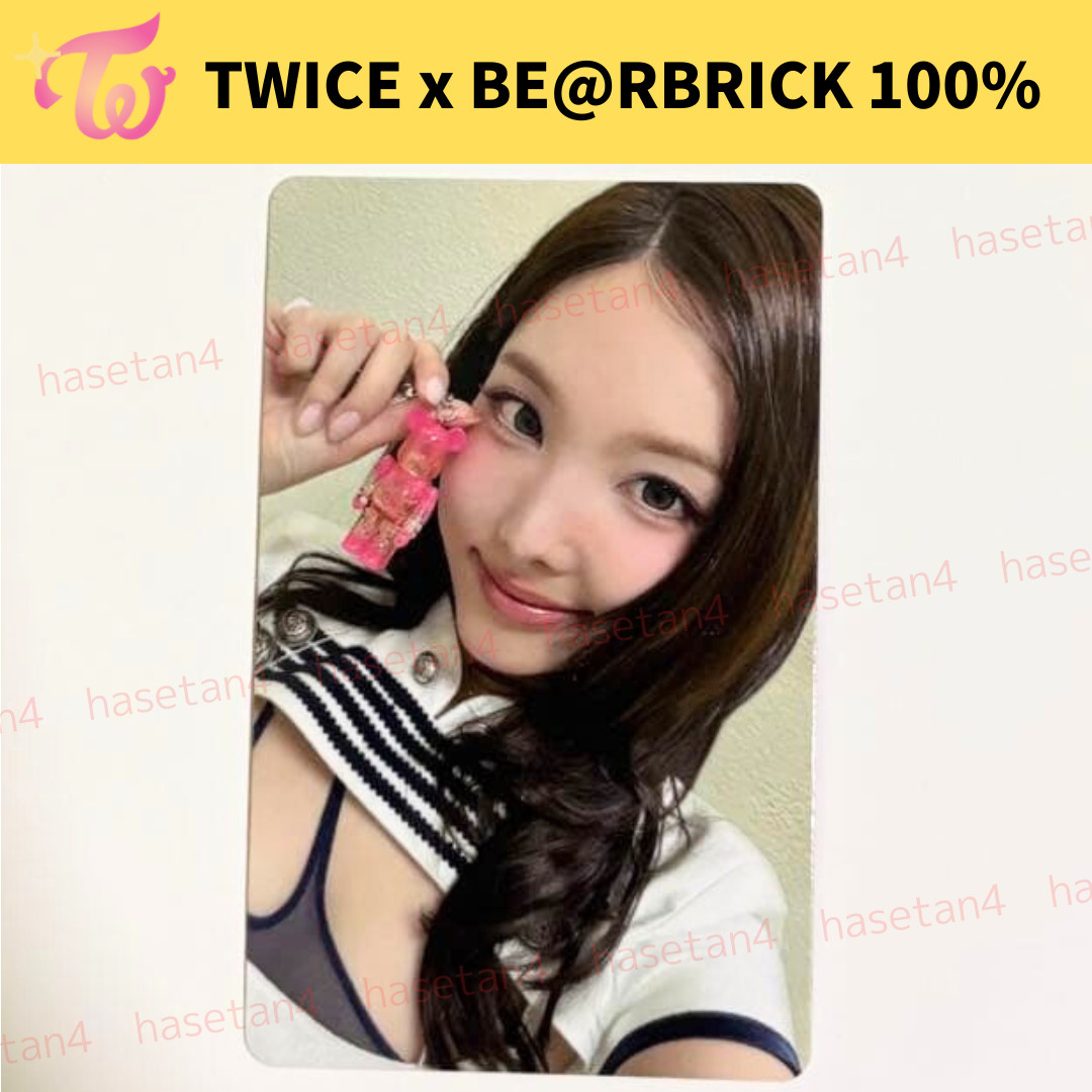 TWICE BE@RBRICK LIMITED EDITION 100% BEAR BRICK FANS SHOP PHOTO CARD