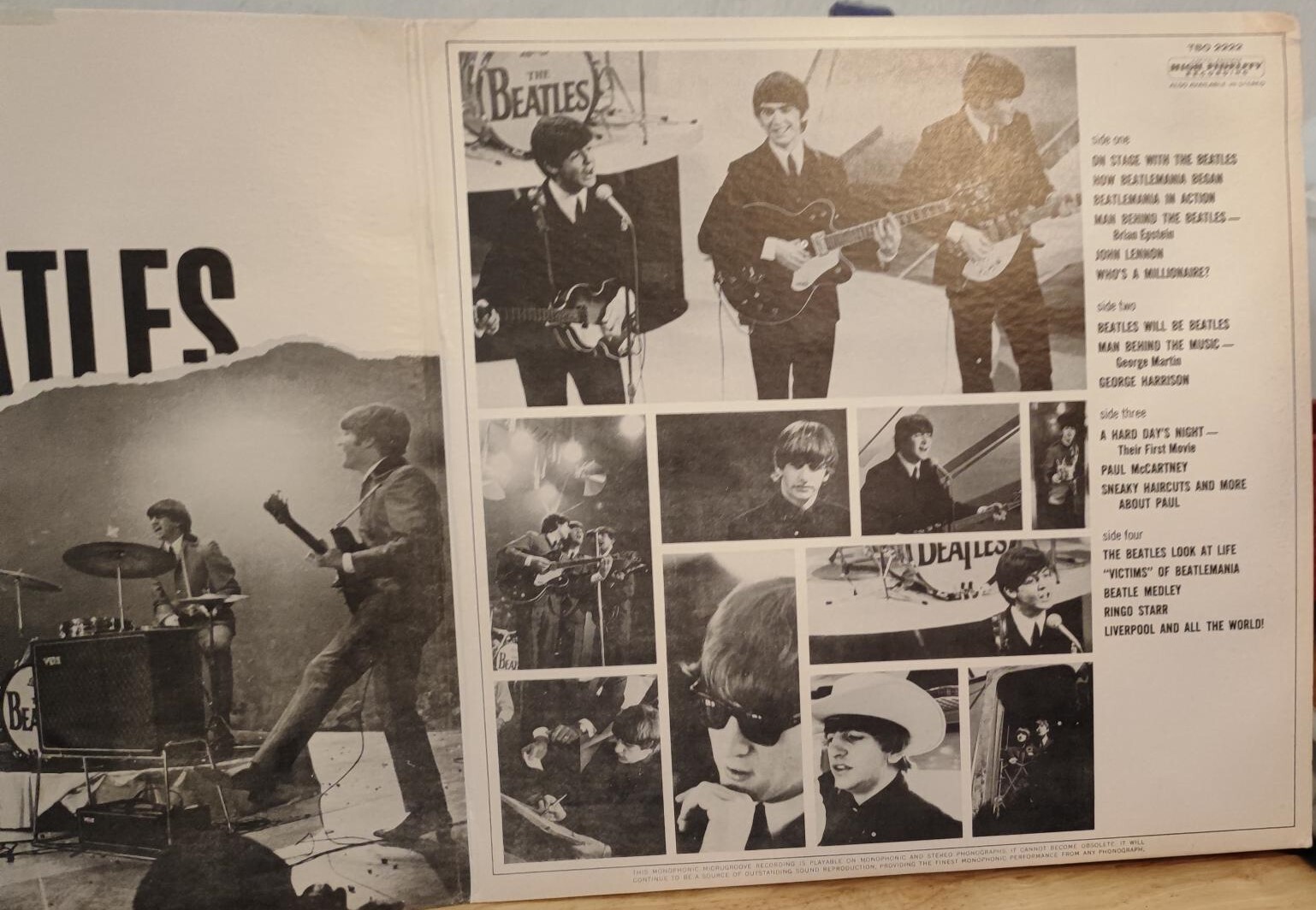 Mint 1964 Canadian High Fidelity/Mono “THE BEATLES STORY” on Capitol Records