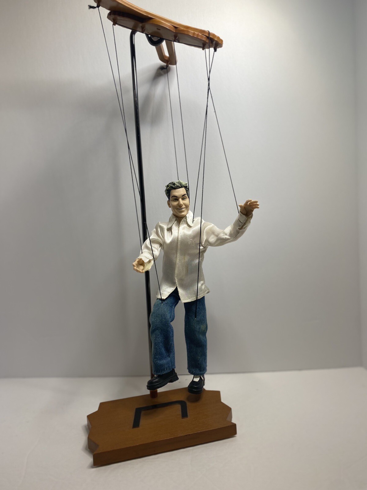 Vtg 2000 NSYNC Lance Bass Collectible Marionette Doll Living Toyz