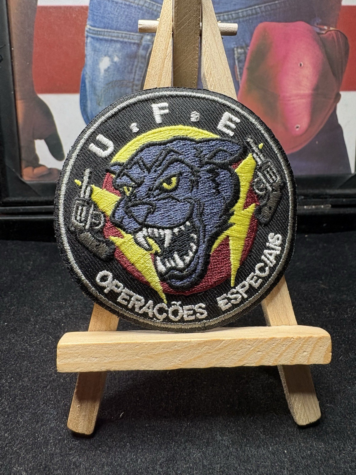 Max Payne 3 Embroidered Iron On Patch U.F.E. Operacoes Especiais Rare Collector