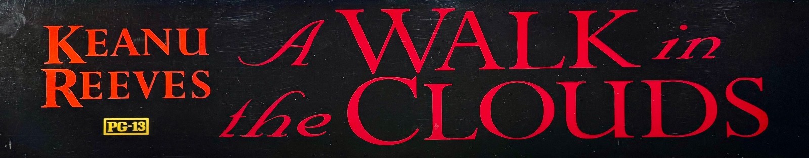 ⭐ A Walk In The Clouds (1995) – Movie Theater Mylar Poster 5×25 – Keanu Reeves