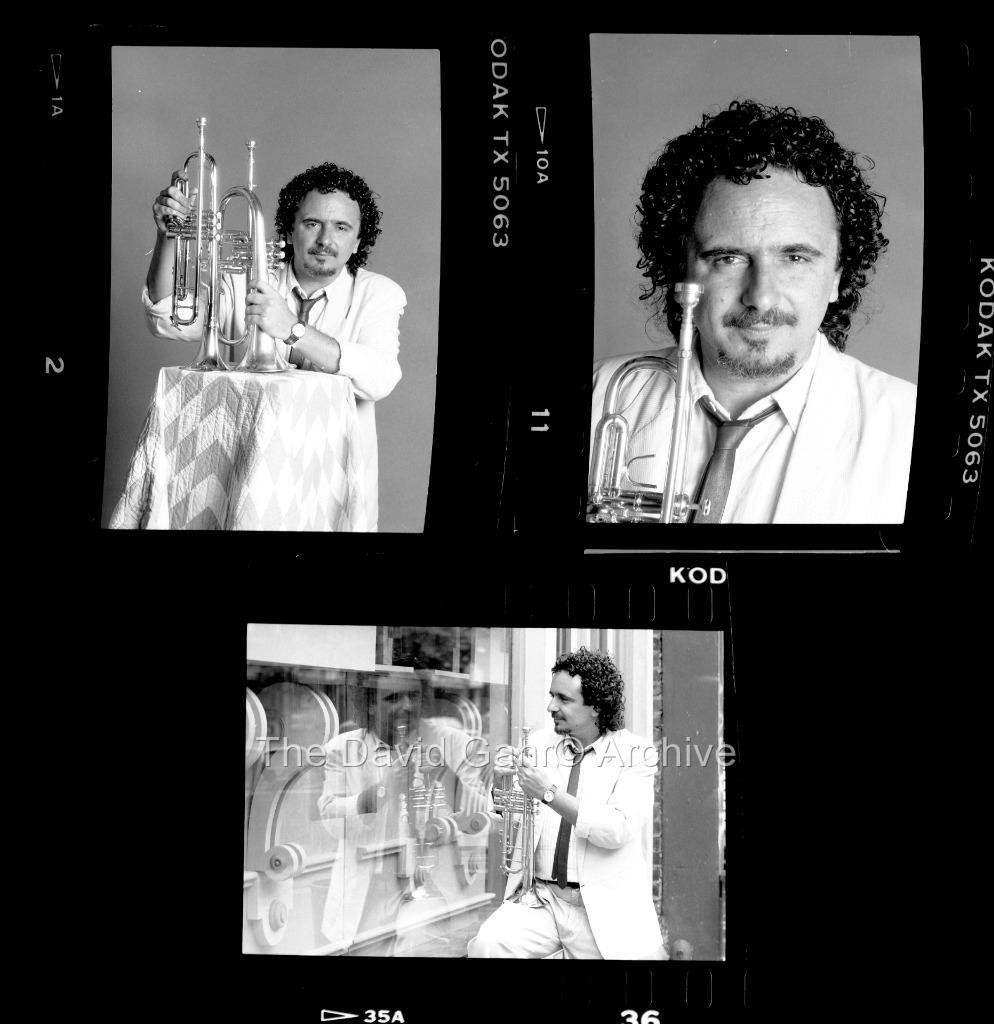 ’86 Claudio Roditi Brazilian Jazz Trumpeter Original 35mm 3 Negative Lot A960