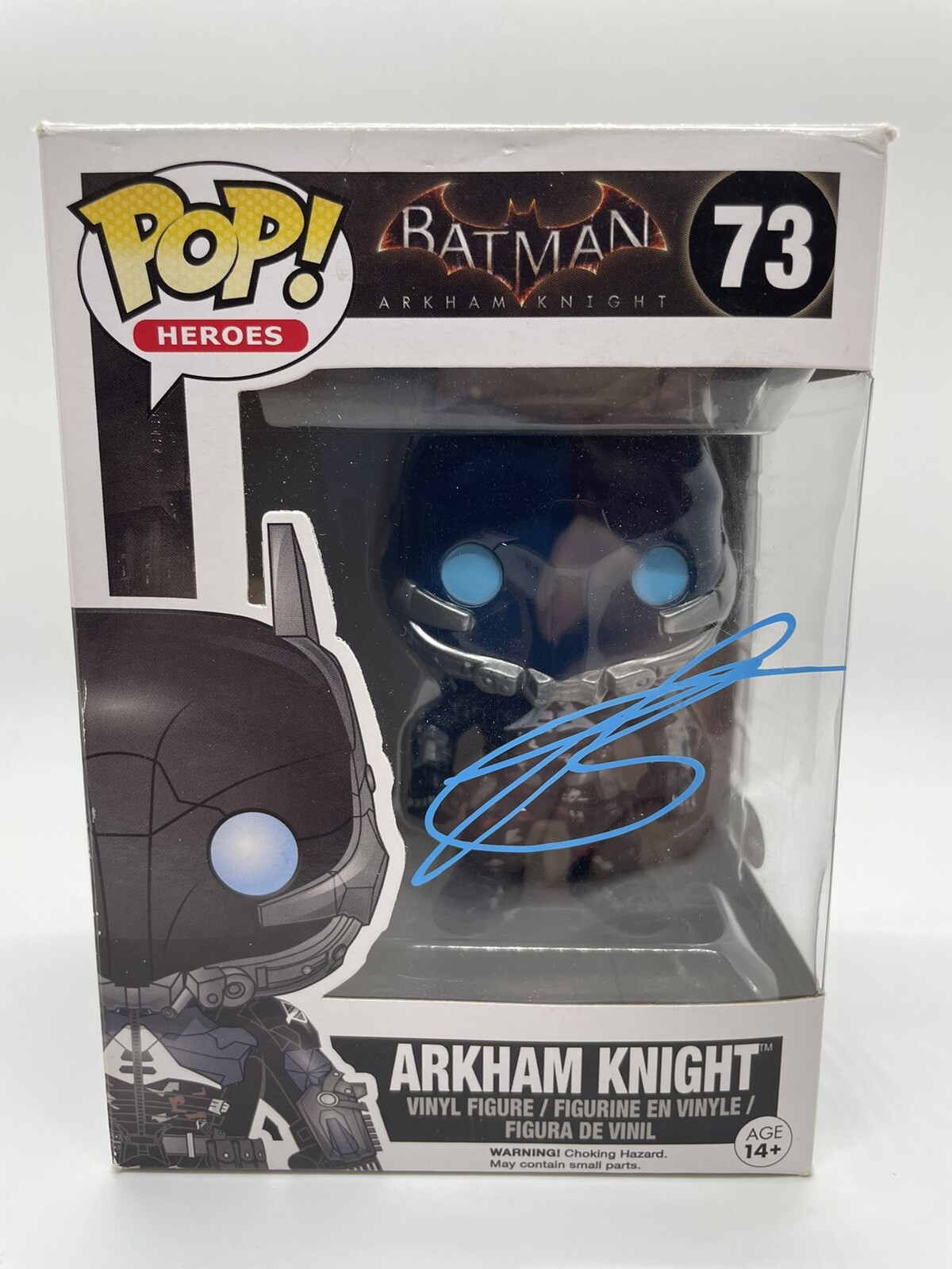 Troy Baker Signed Funko Pop Arkham Knight Authentic Autograph JSA COA WITNESS