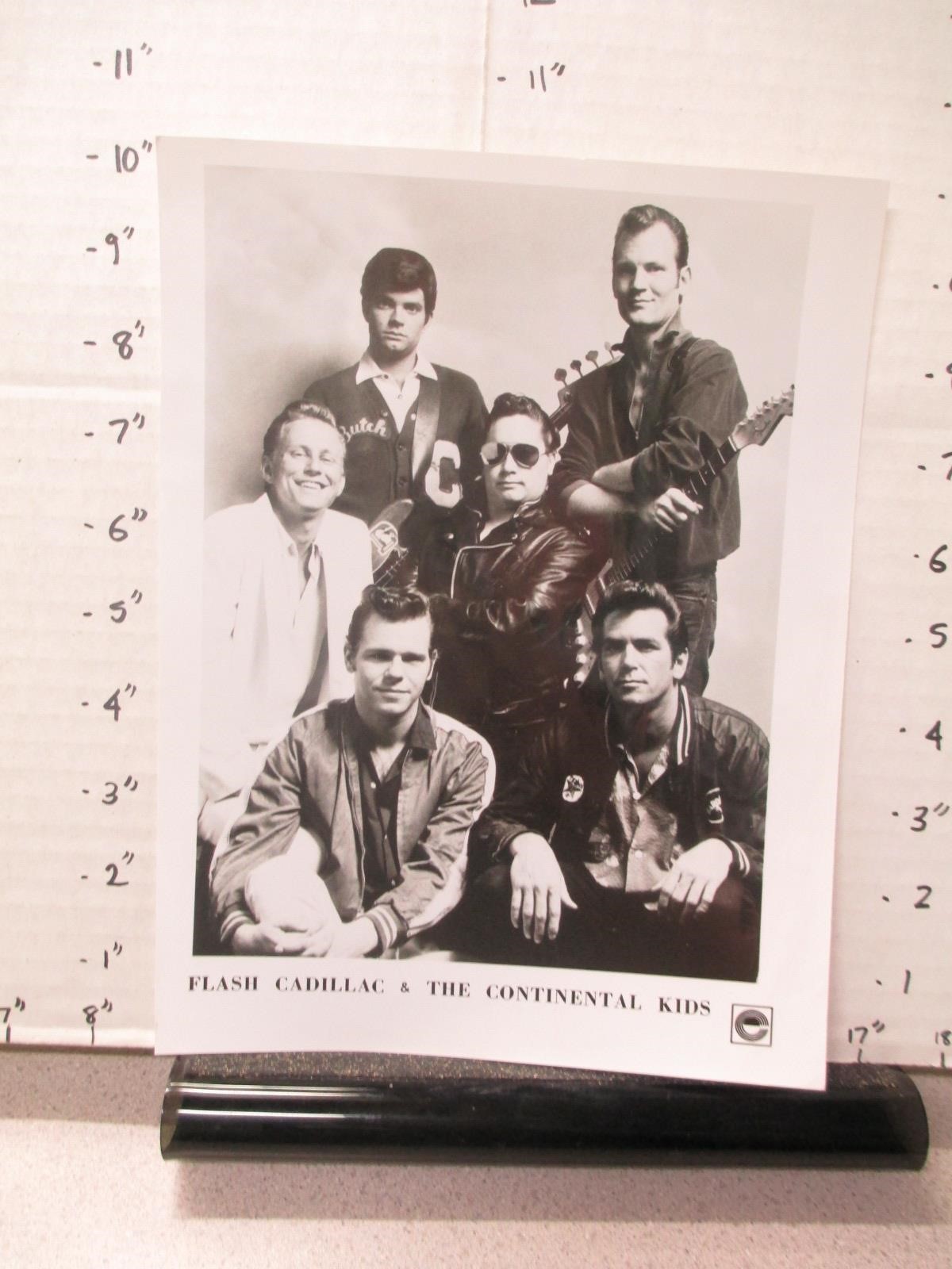 music photo 1970s FLASH Cadillac & the Continental Kids 50s doo wop rock & roll