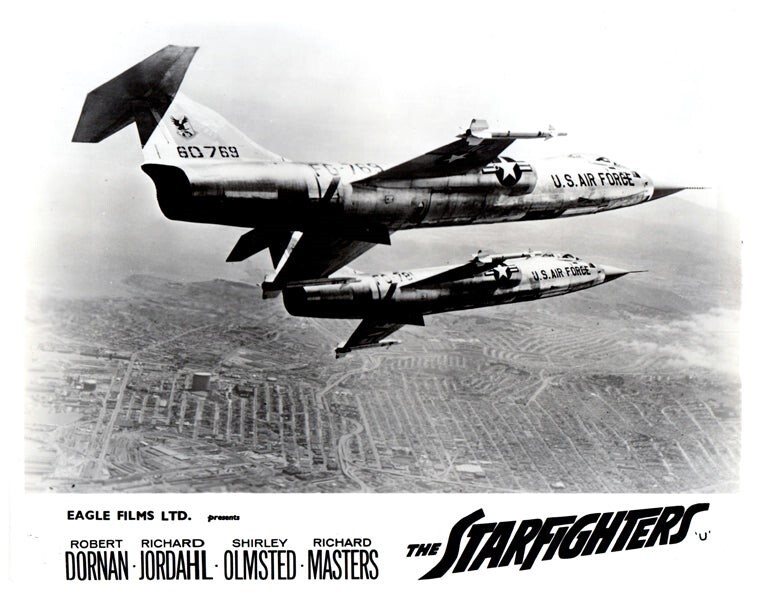 Starfighters Original Lobby Card 1964 F-104 Fighter Jet Aircraft US Air Force