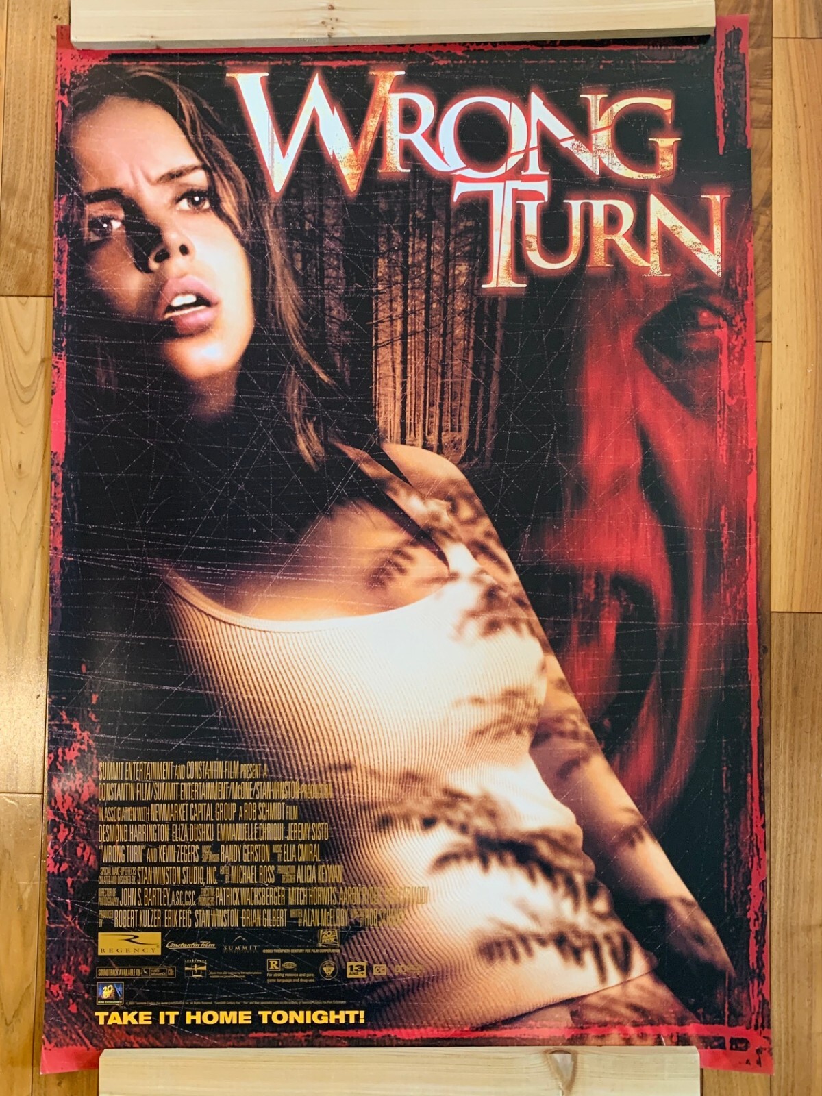(2003) Original WRONG TURN DVD/Video Release Promotional Poster
