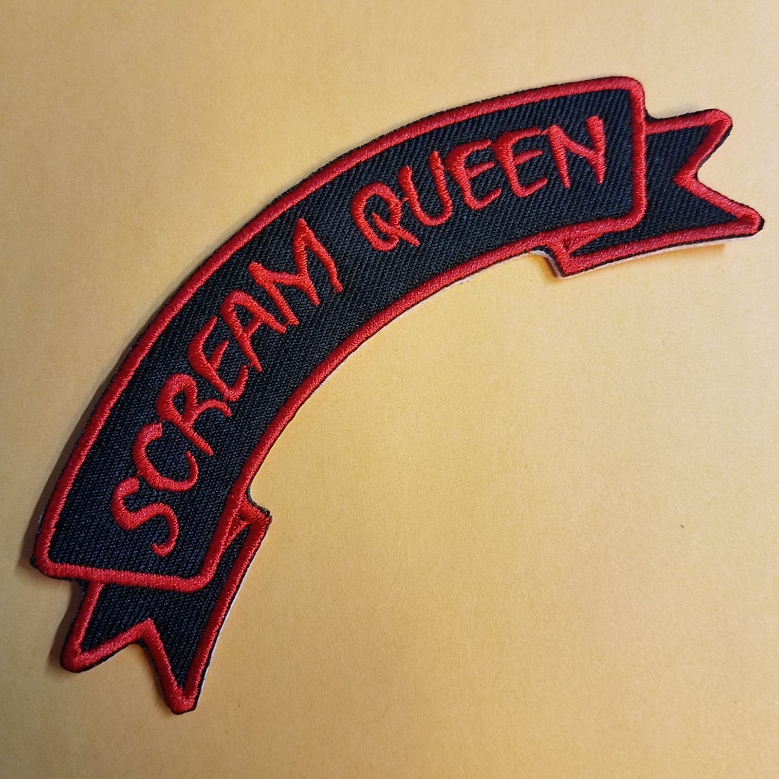 Scream Queen Horror Patch 4 1/2 inches Wide