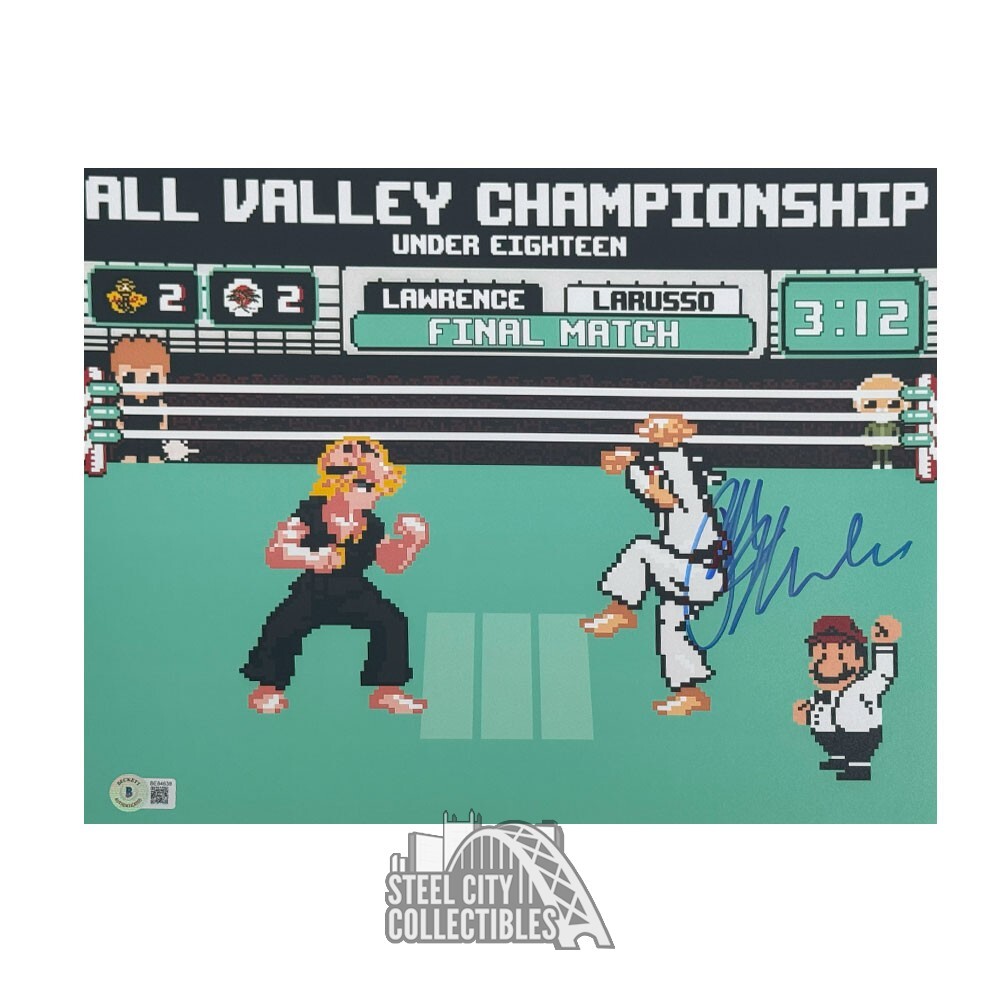 Ralph Macchio Autographed Karate Kid 8-Bit 11×14 Photo – BAS