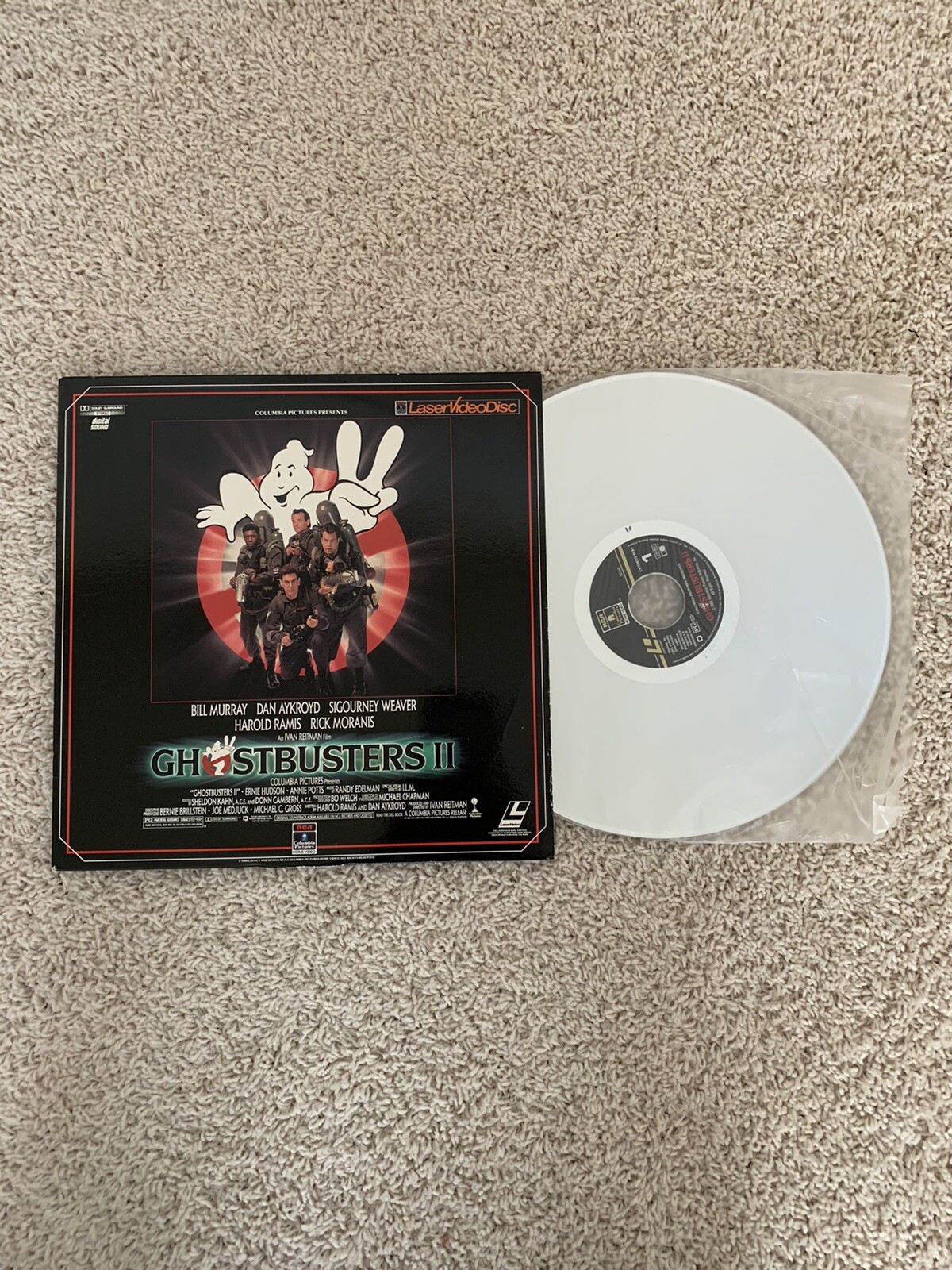 Ghostbusters II Laser Disc