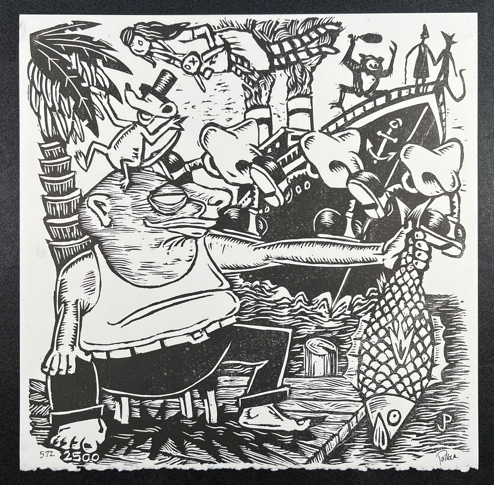 Phish Jim Pollock Edition Junta Poster Print Signed #d -RSD Record Vinyl LP 2012