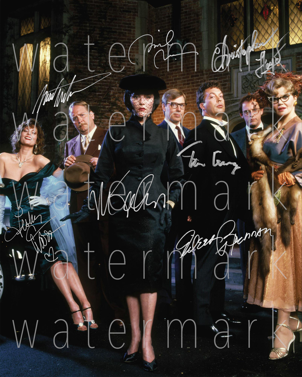Clue signed 1985 Curry Mull McKean Kahn 8X10 print photo poster pic autograph RP