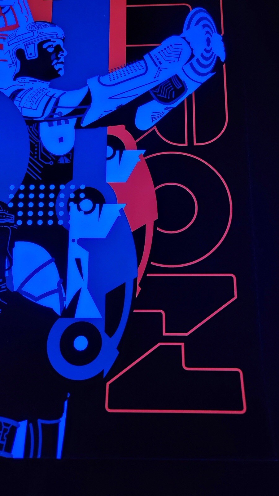 1982 Aesthetic – Tron UV reactive Poster By Danny Haas ￼