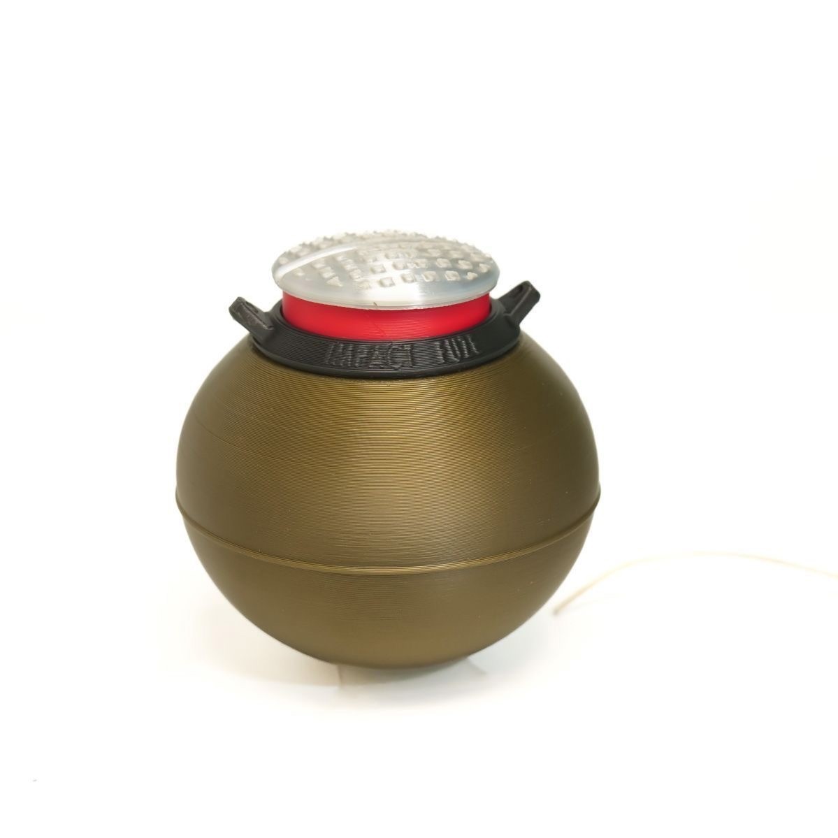 T13 Impact Hand Grenade 3D Printed Plastic Model Static Display Collectible Gift