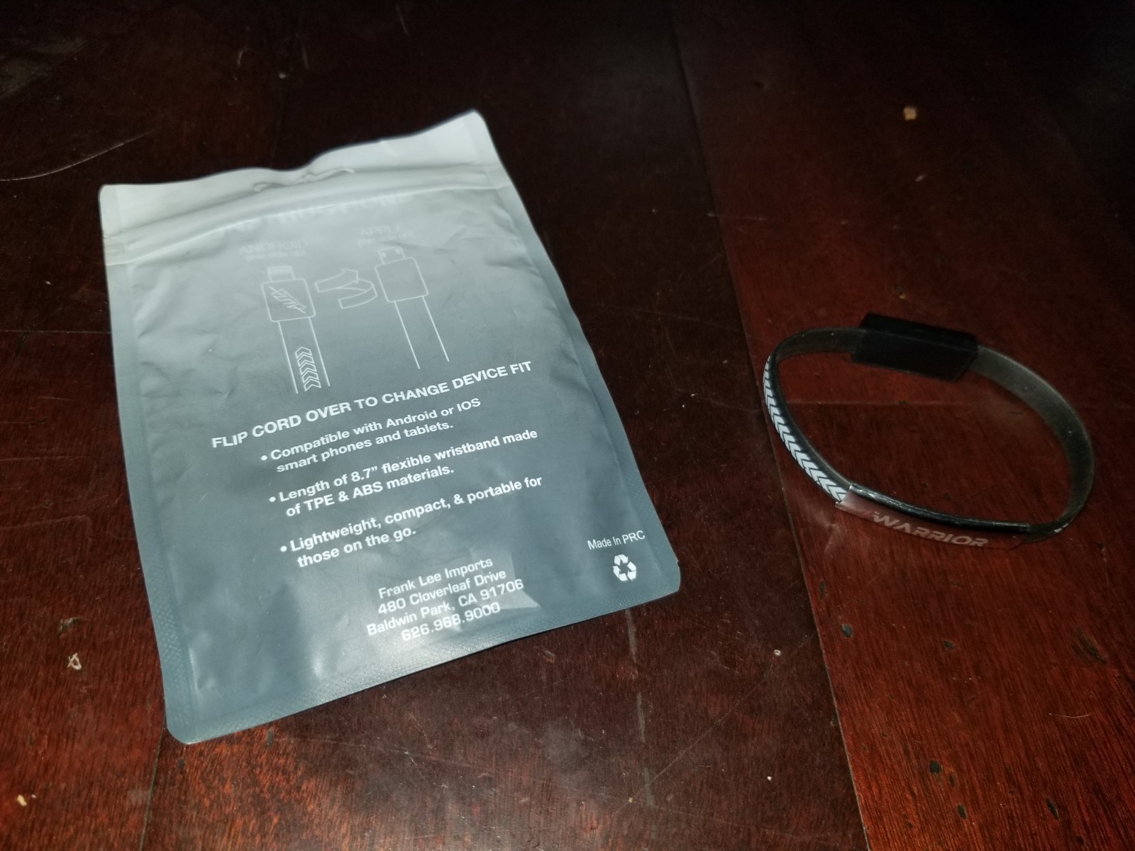 Alita Battle Angel Promo USB Wristband cable with Lightning connection port 2019