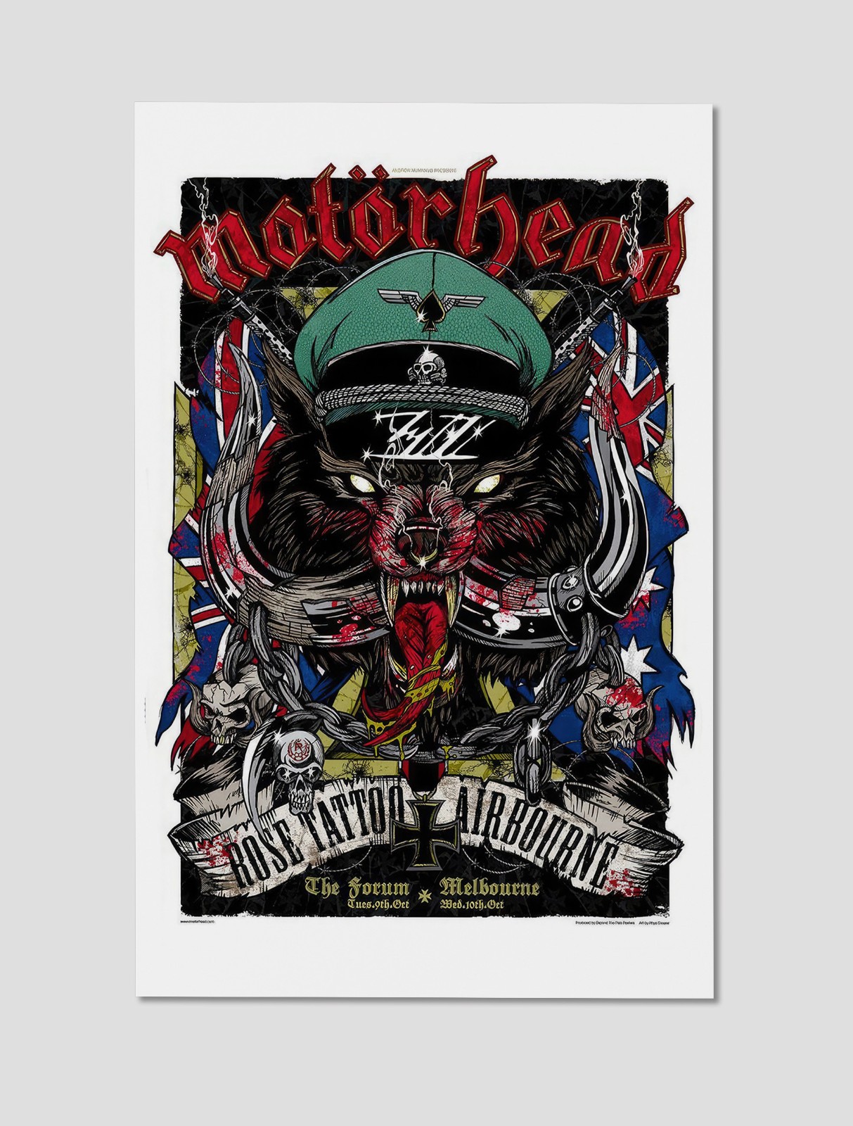 Motörhead Classic Rock Concert Premium Giclee Print Poster 11×17 Music Wall Art