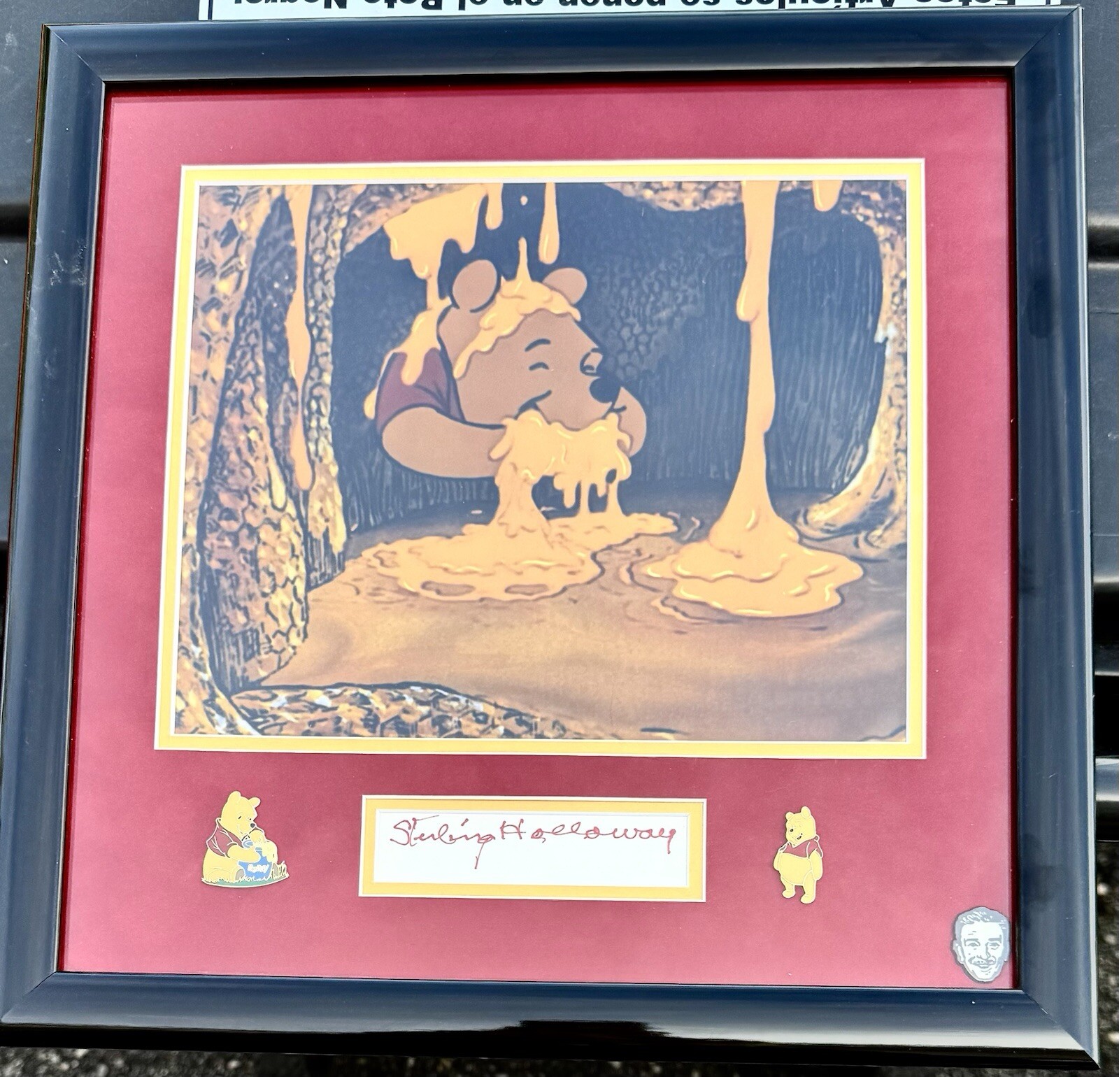 Sterling Holloway , Signed Autographed Frame , Disney Voice Actor 14 X 14