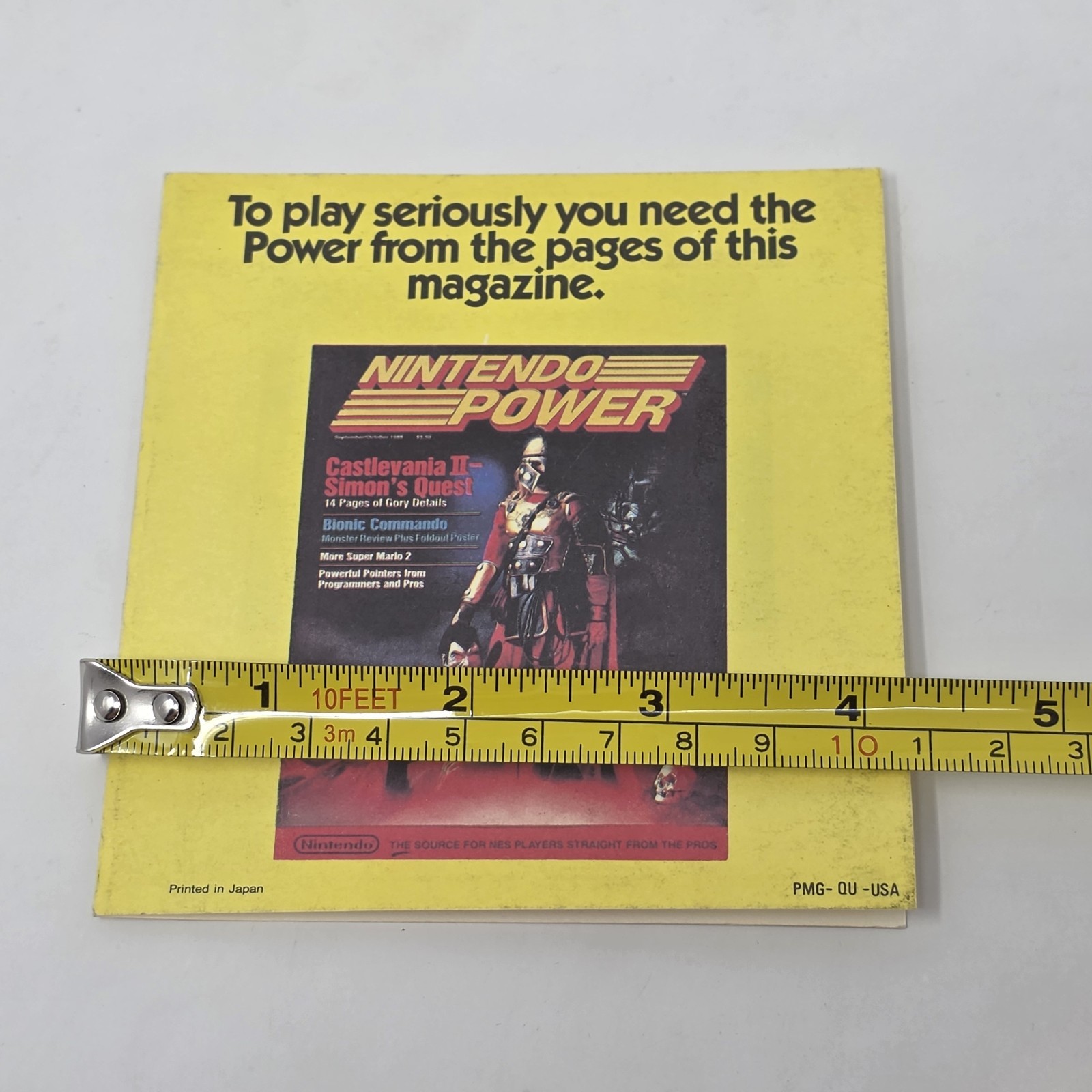 Nintendo Power NES Video Game Insert Castlevania II Cover Magazine Subscription