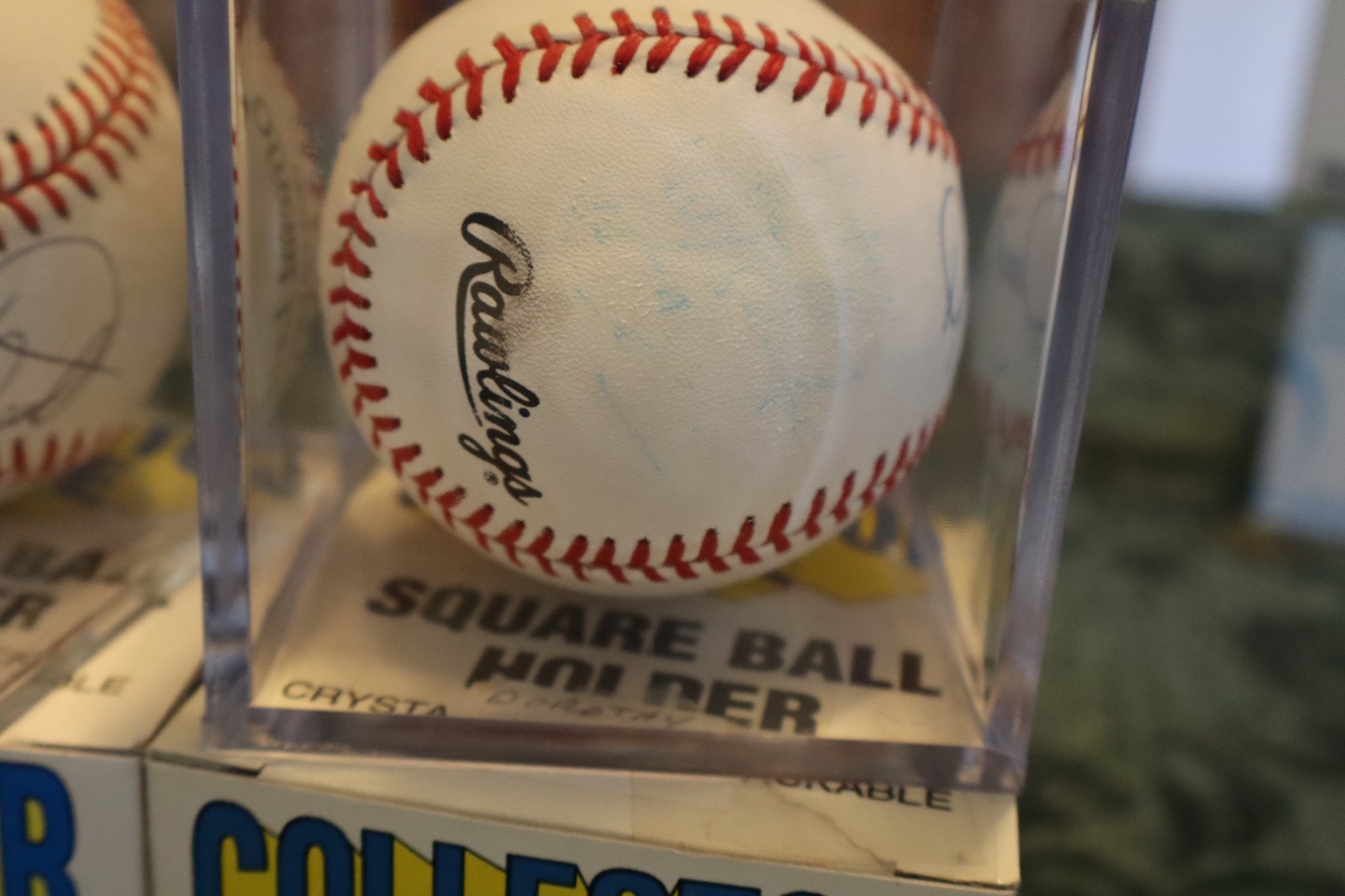 SINGER DONNY OSMOND AUTOGRAPHED BASEBALL & OTHER (NO COAS)