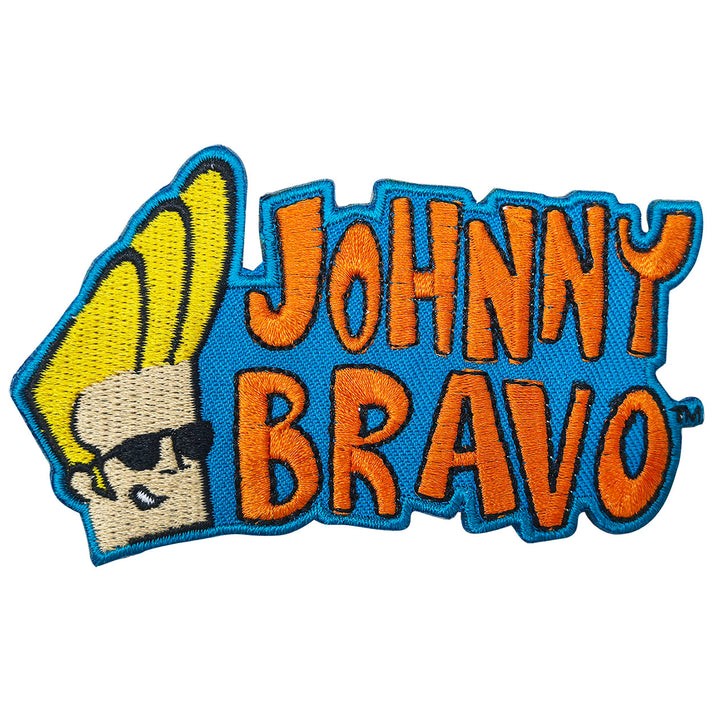 JOHNNY BRAVO – LOGO – EMBROIDERED PATCH – BRAND NEW – TV 6129