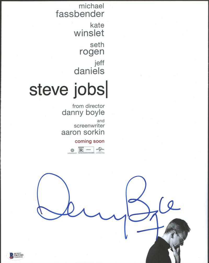Danny Boyle Steve Jobs Director signed 11×14 photo BAS Beckett Auth