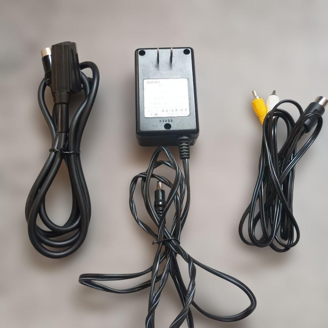 SNK NEOGEO AES Console Rare 4 Digit Serial Number 3 Controllers Memory Card JP