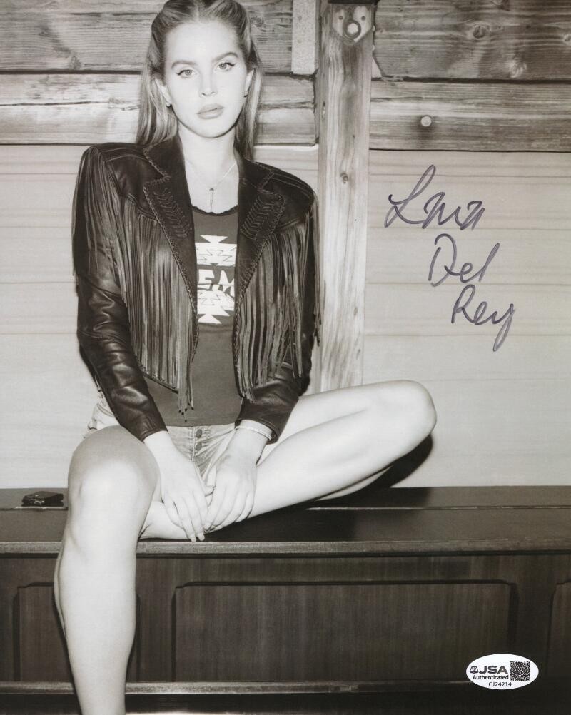 Lana Del Rey Signed Autograph 8×10 Photo – Ultraviolence Honeymoon w/ JSA COA