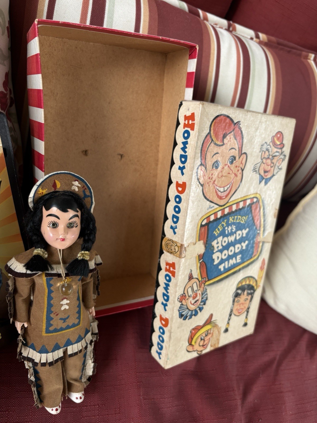1947 Howdy Doody Puppet Set, DVD’s , Princess Winter Spring Summer Doll Vintage