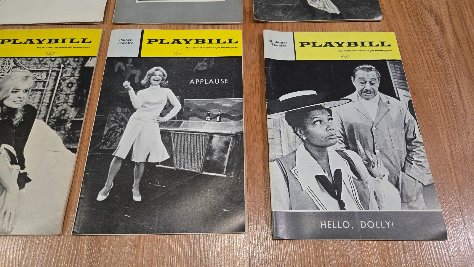 1960’s Broadway Playbill Program LOT OF 8 New York NY Cabaret Hello Dolly Mame