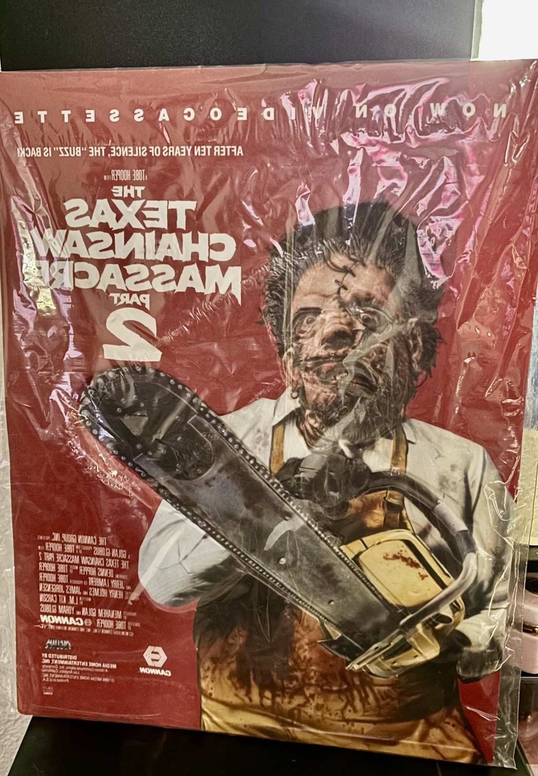 The Texas Chainsaw Massacre Part 2 3D light box display insert