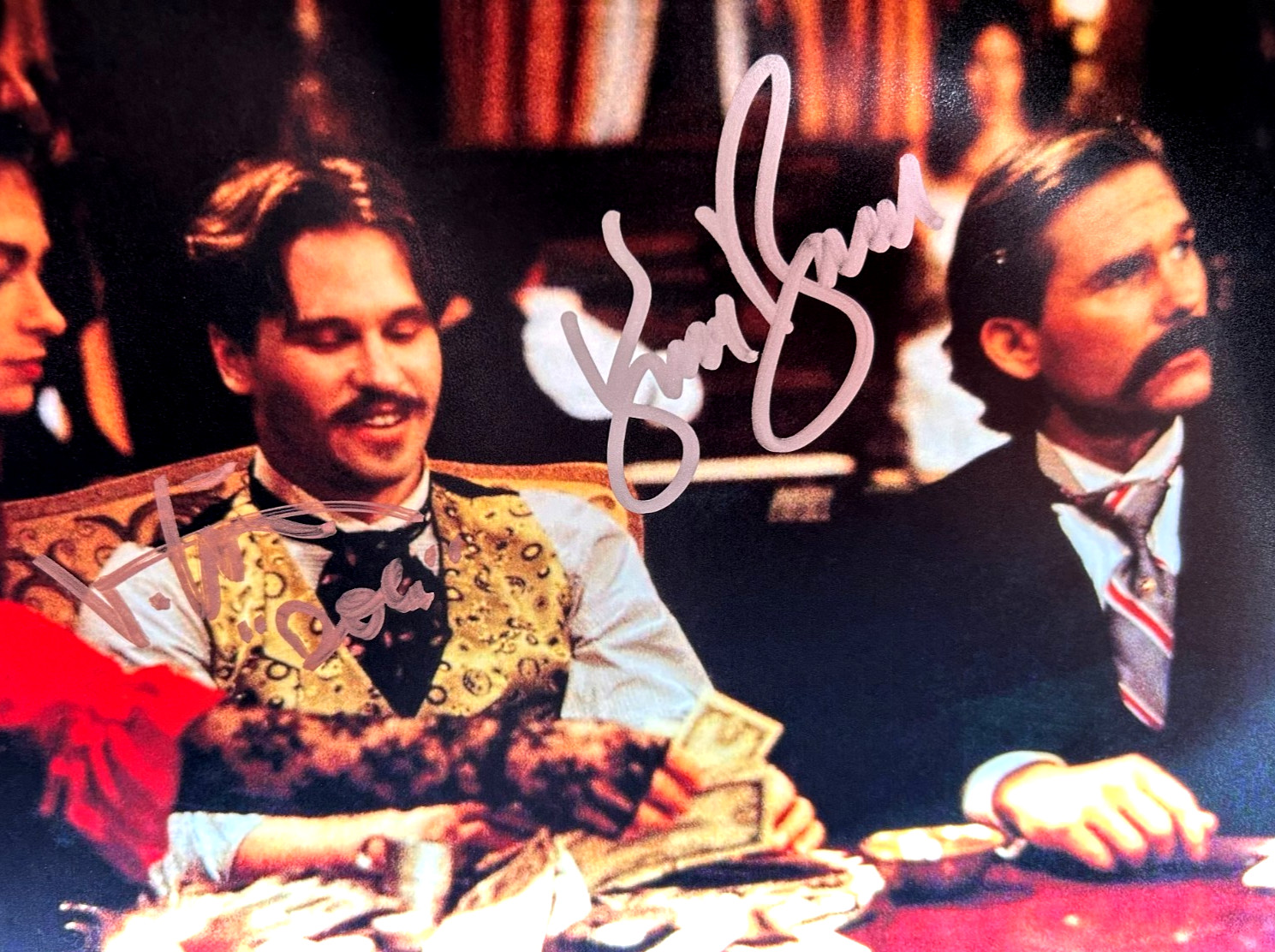VAL KILMER & KURT RUSSELL Signed [TOMBSTONE] 8×10″ Authentic Autographs w/COA