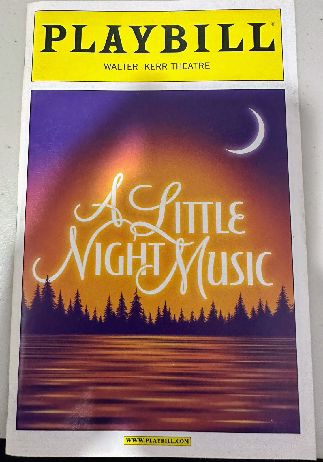 A Little Night Music Broadway Playbill Bernadette Peters, Elaine Stritch