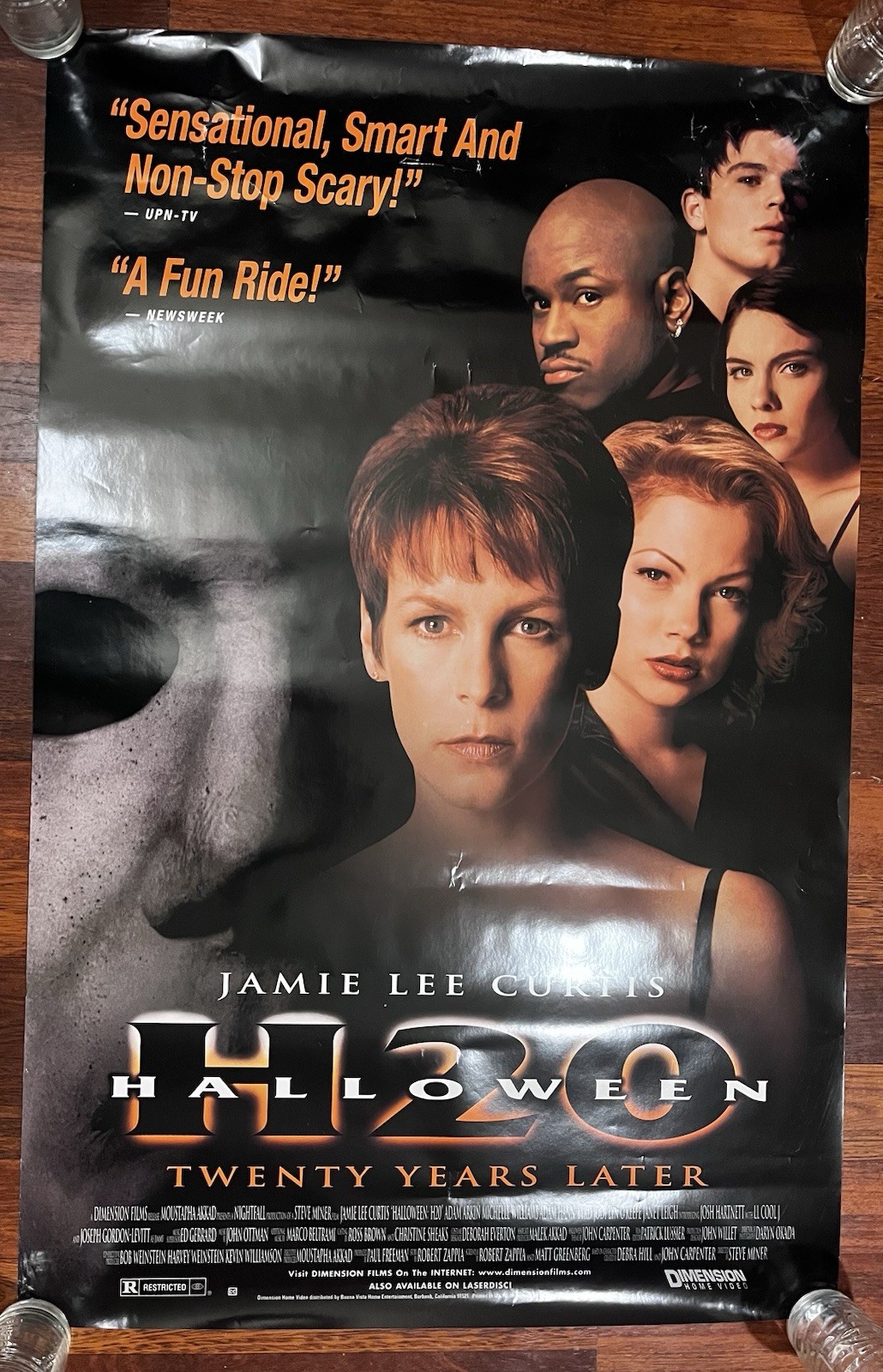 VINTAGE H20 Halloween Twenty Years Later 1998 Original Movie Poster 27×40