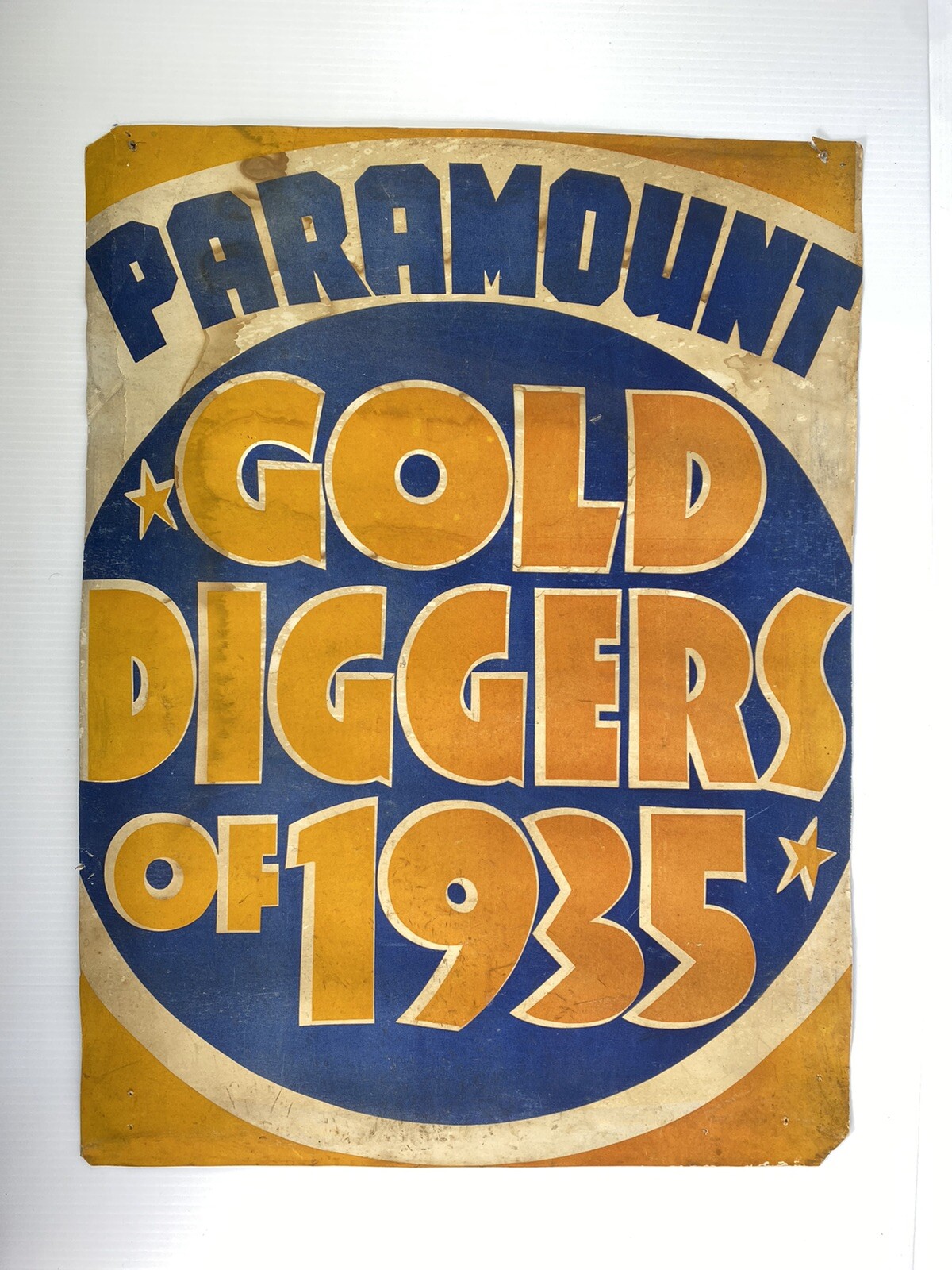 Movie Film Poster Rare Paramount Movie “Gold Diggers of 1935”