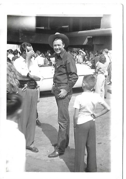 Vintage 1949 Original Photo of Western Movie Actor Monte Hale 3x 4 1/2 Inches