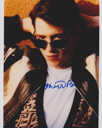 Matthew Broderick Signed Autographed FERRIS BUELLER’S DAY OFF 8×10 inch Photo