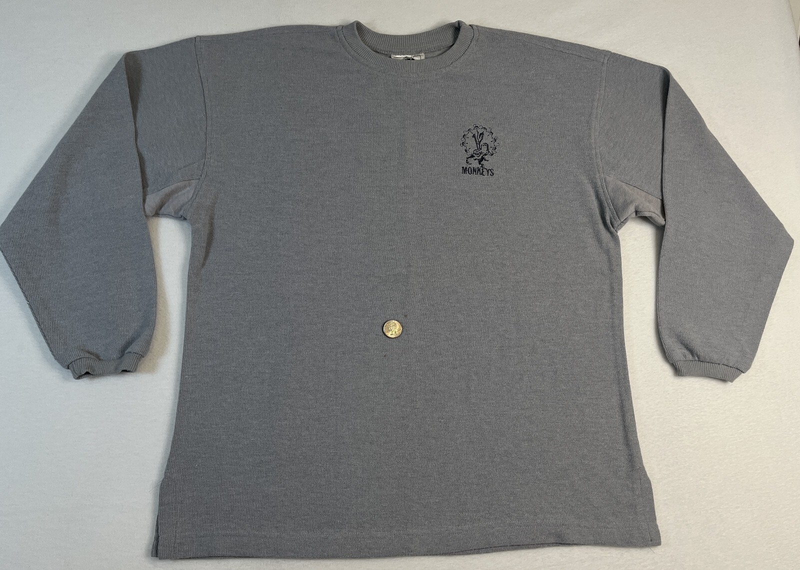 Vintage 12 Monkeys Embroidered Promotional Longsleeve Shirt