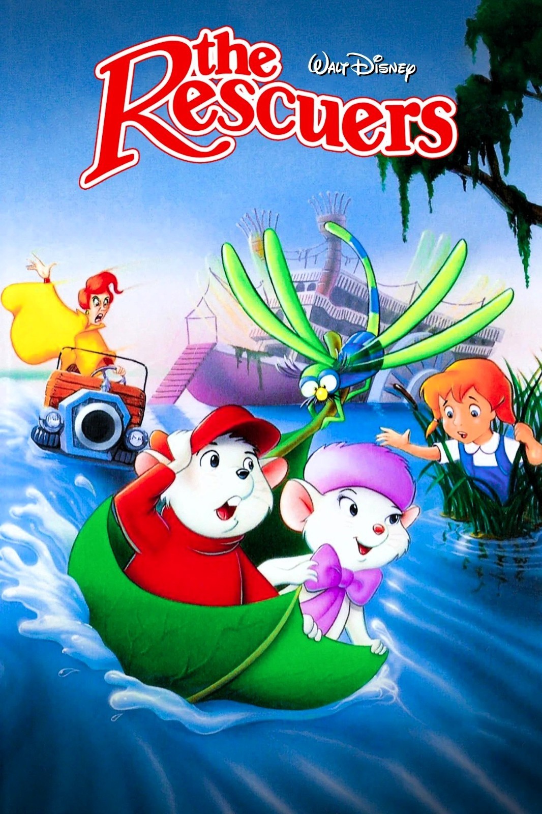 1977 The Rescuers Movie Poster 11X17 Bob Newhart Eva Gabor Geraldine Page 🍿