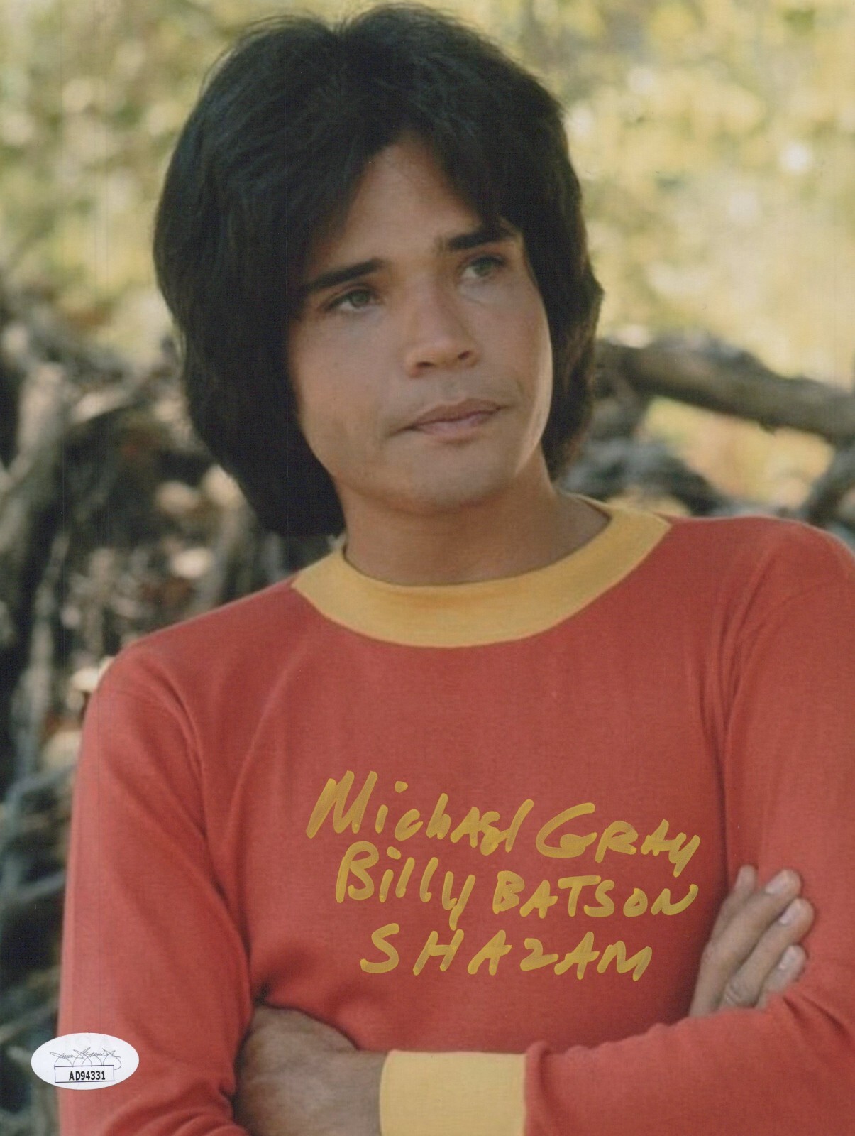 MICHAEL GRAY Hand Signed SHAZAM! 8×10 Photo BILLY BATSON Autograph JSA COA Cert