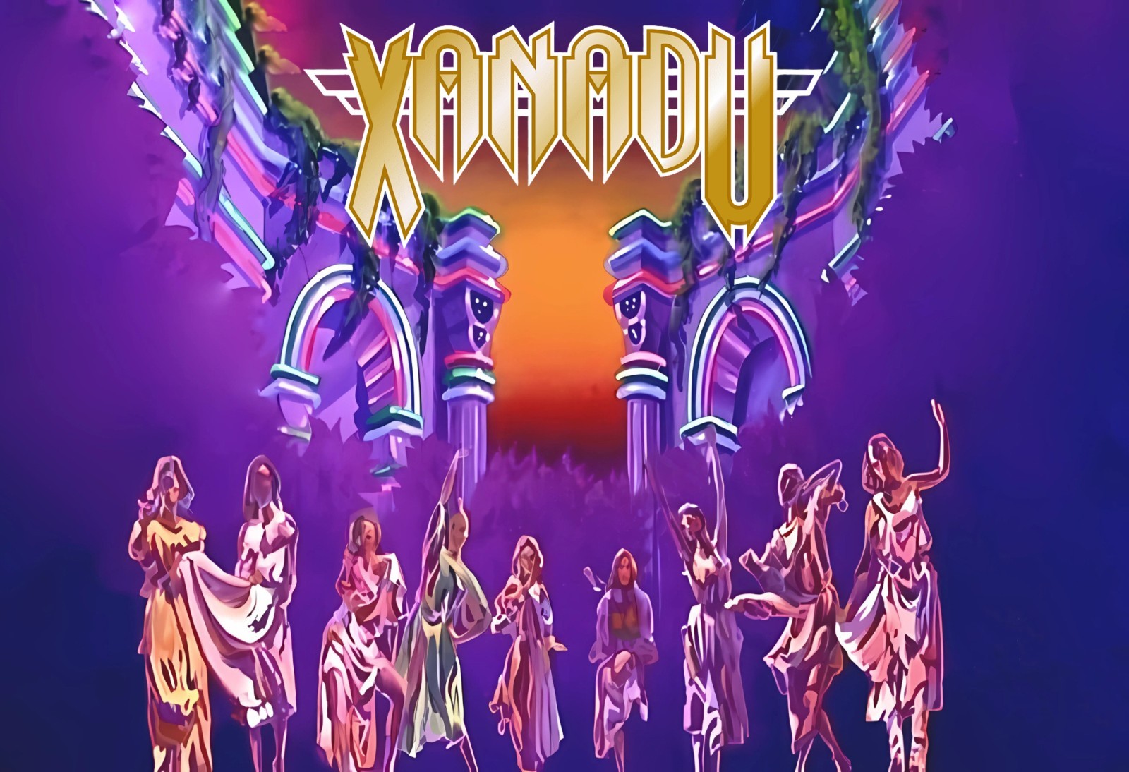 XANADU 1980 Nine Sisters Mural Olivia Newton-John Movie Wall Art Poster
