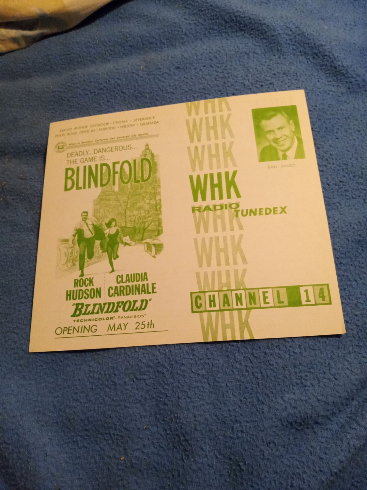 WHK RADIO ROLLING STONES #1 CHART -NM 1966 Cleveland Ohio Rare