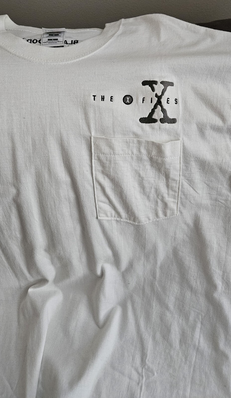 Rare X-FILES FTF Blackwood Visual Effects Crew T-Shirt New Vintage Mulder Scully