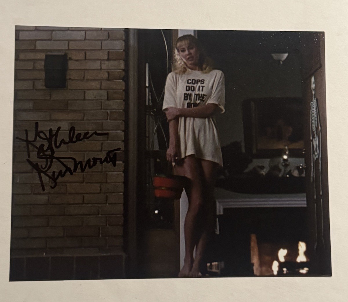 KATHLEEN KINMONT SIGNED 8×10 PHOTO ACTRESS AUTOGRAPHED HALLOWEEN 4 RARE COA