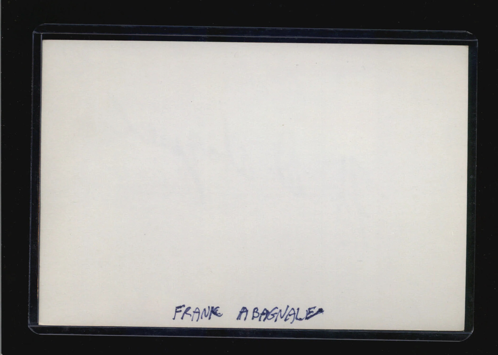 Frank Abagnale Jr. – Signed Autograph 4×6 Index Card – Catch Me If You Can