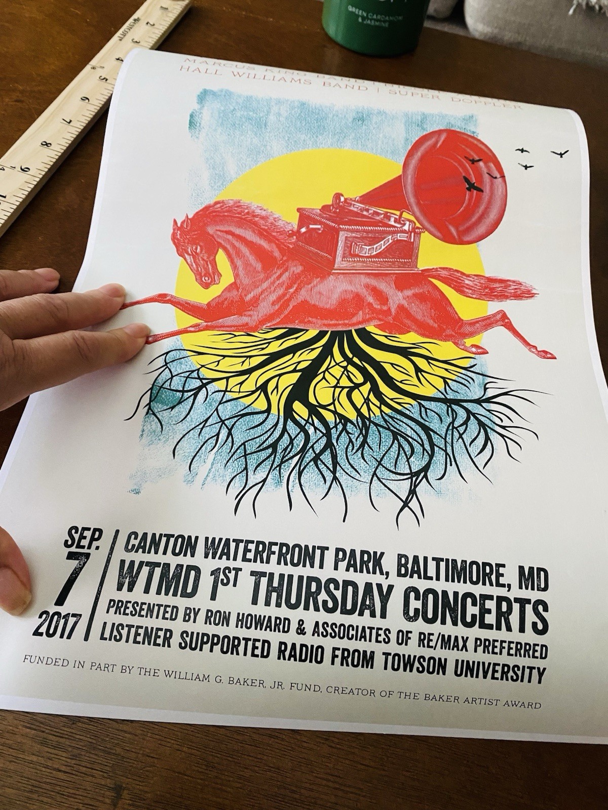 The Mavericks Marcus King Collectible Tour 2017 Promotional Poster Limited