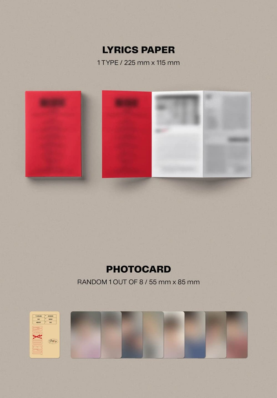 Dreamus Stray Kids – MAXIDENT [CASE ver.] Album+Pre-Order Benefit (Random ver.)