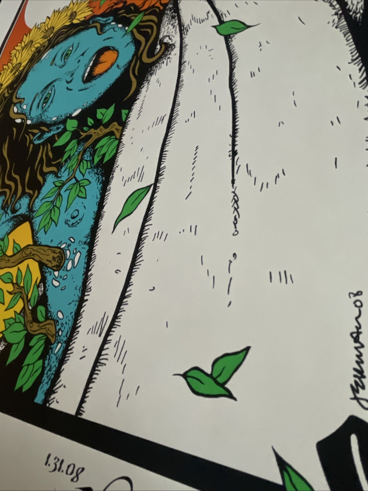 Jermaine Rogers Ween Orlando Gig Poster 1/31/08 Seasons Summer Print Show Vesion