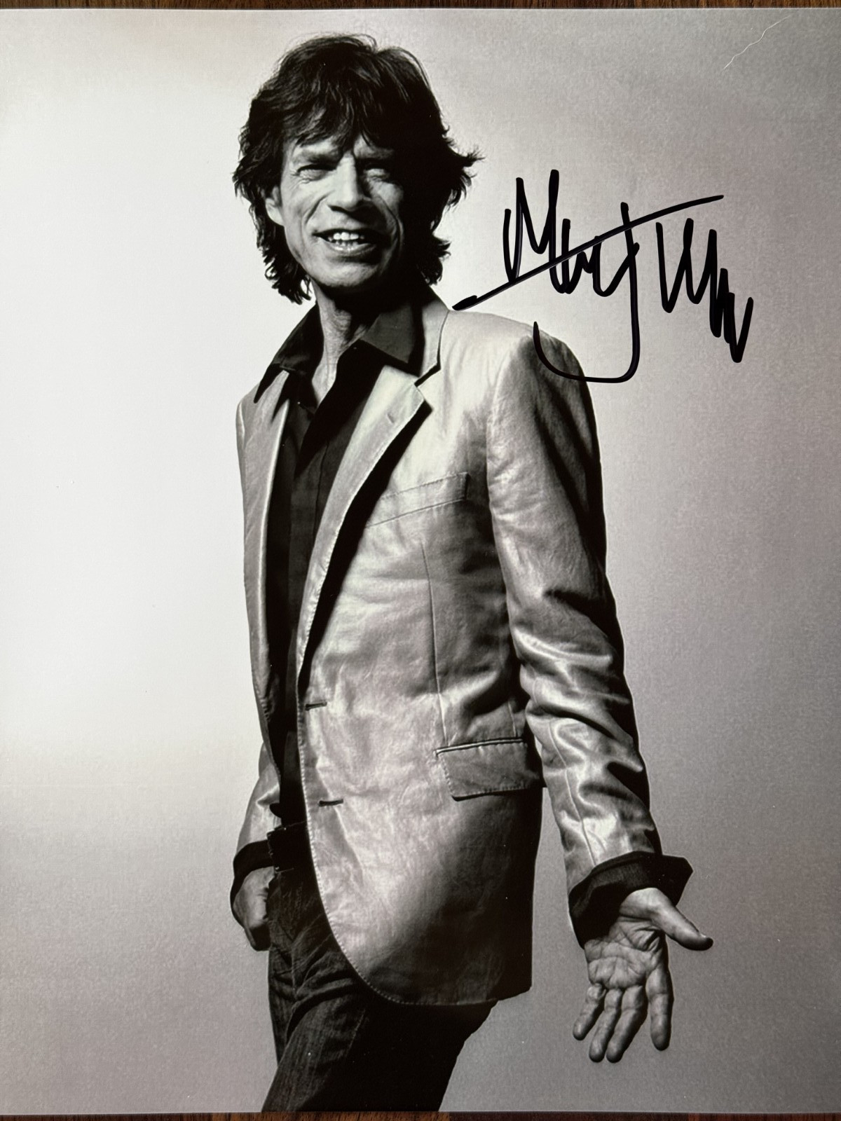 Mick Jagger Signed 8×10 Autographed Photo / Picture + COA