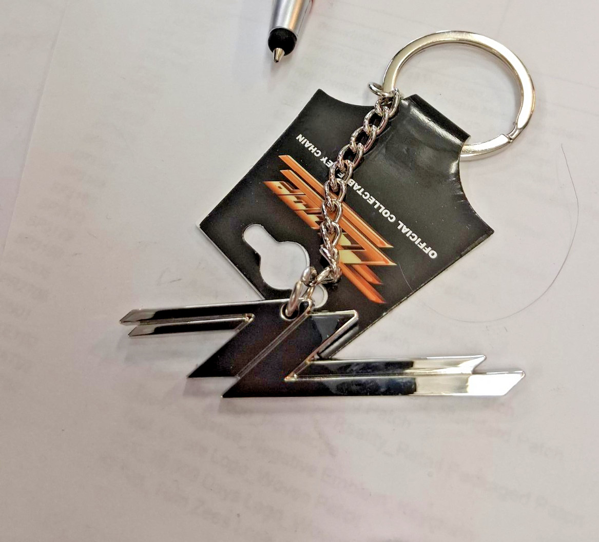 ZZ TOP KEY CHAIN NEW 2024 future VINTAGE OOP RARE COLLECTIBLE KEYCHAIN