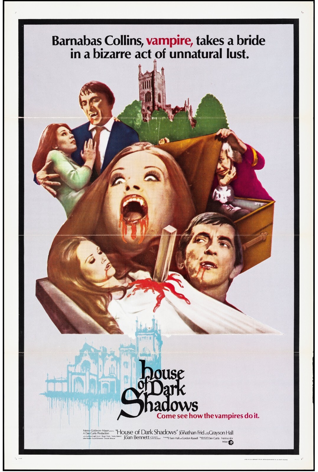 House of Dark Shadows (MGM, 1970). Folded, Very Fine. One Sheet. Movie Poster!!!