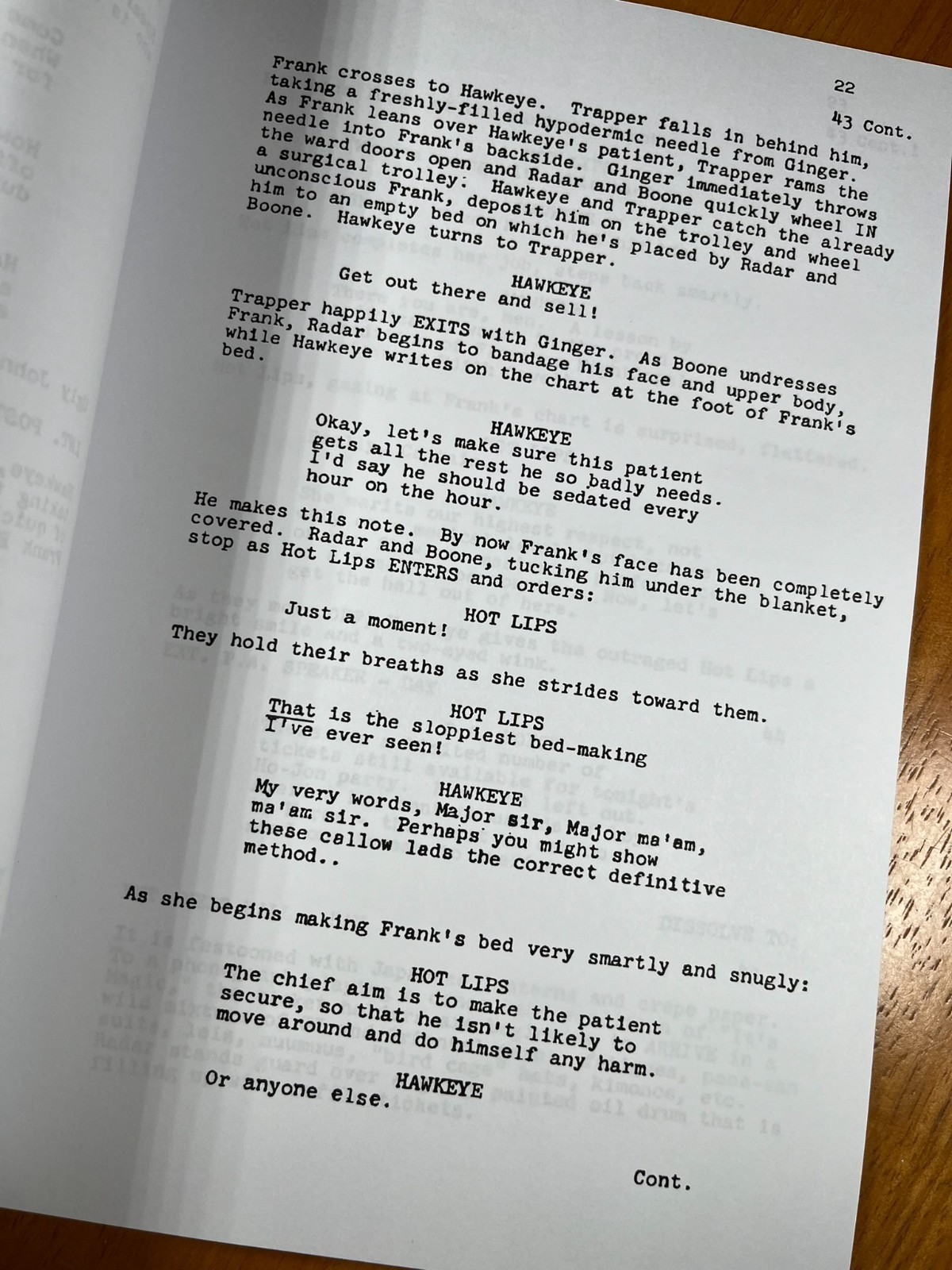MASH Pilot & Series Finale Scripts Signed- Autograph Reprints- MASH TV Show